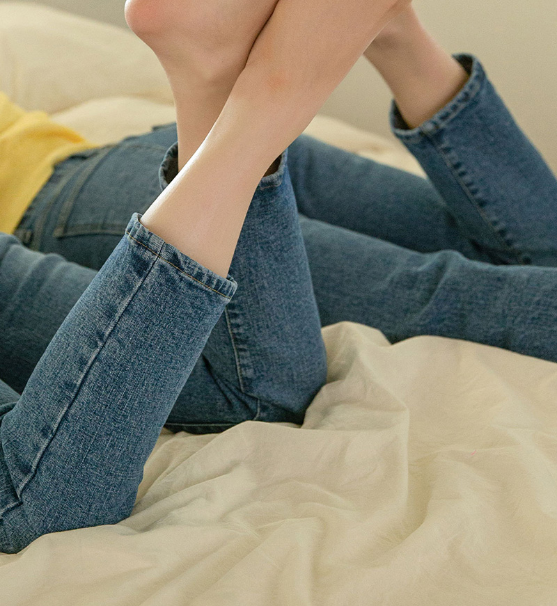 Nylon Feet In Jeans