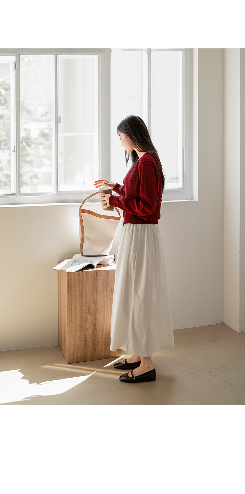 스테파니 자수 데일리 가디건