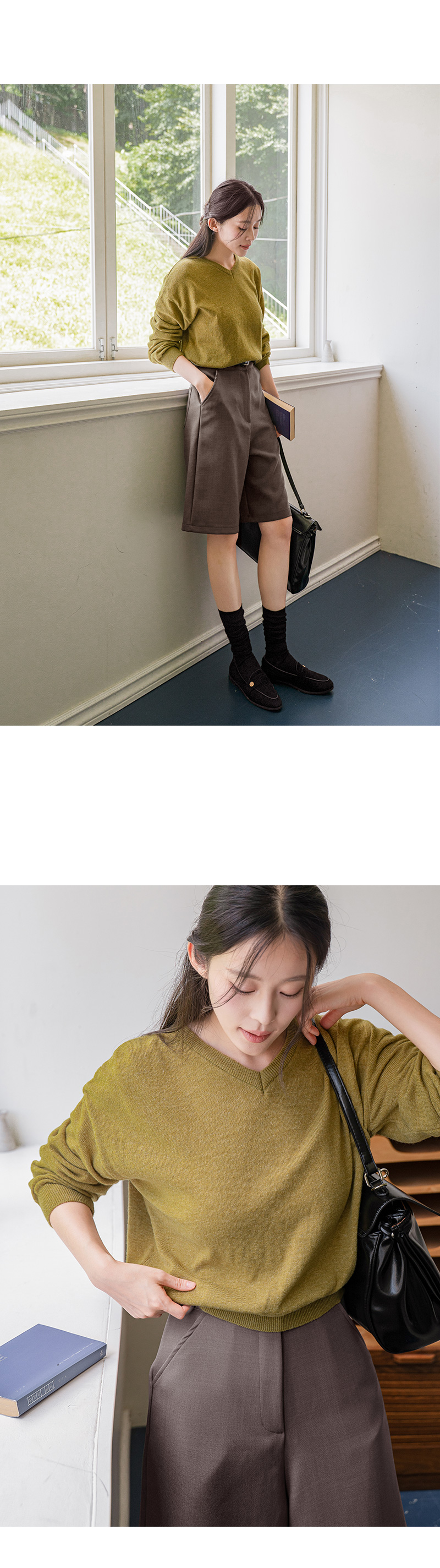사르르 핀턱 레이시 블라우스