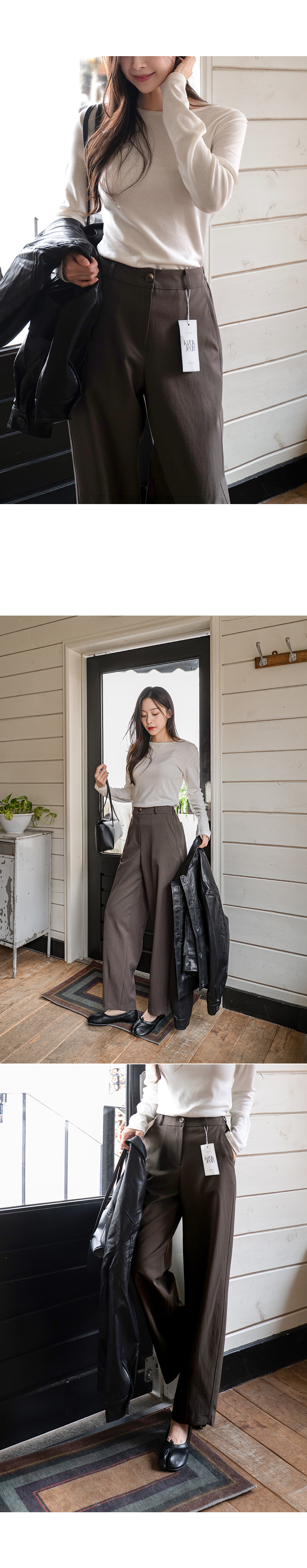 키작아도 팬츠 100탄 (세미배기핏)
