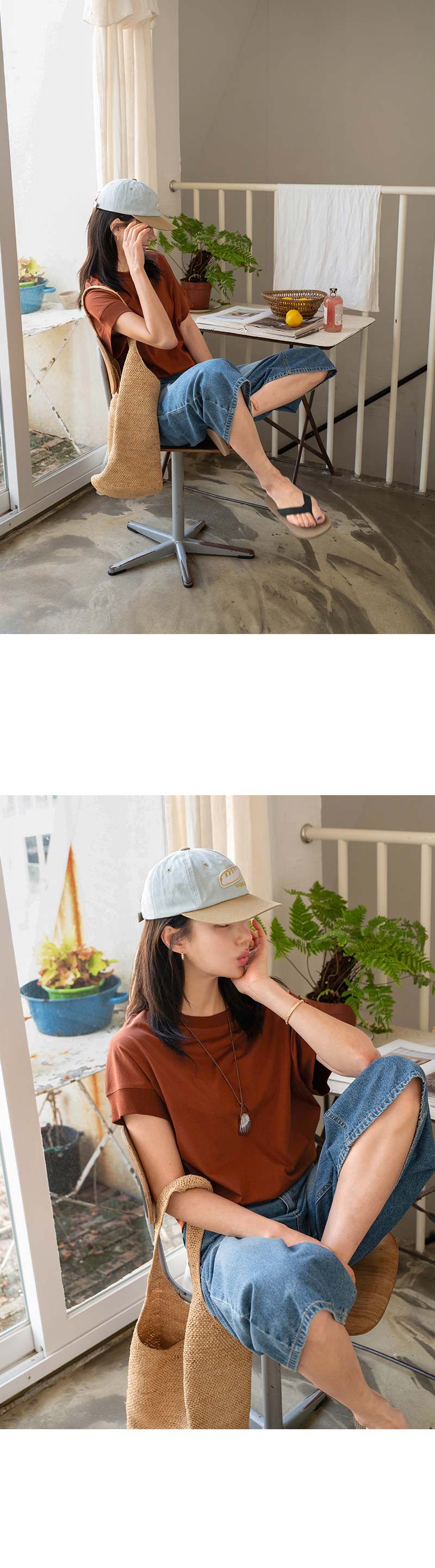 우디 실켓 캡나시 티셔츠
