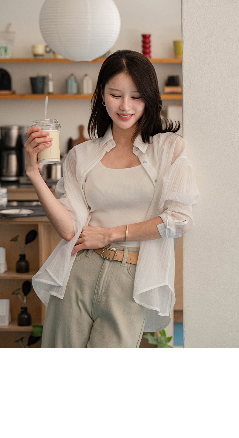 아이 백 포인트 리오셀 셔츠