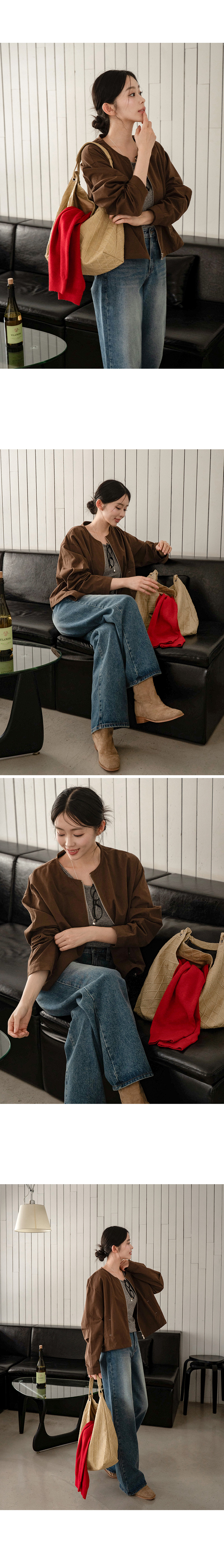 메이 단가라 나시 자켓 세트