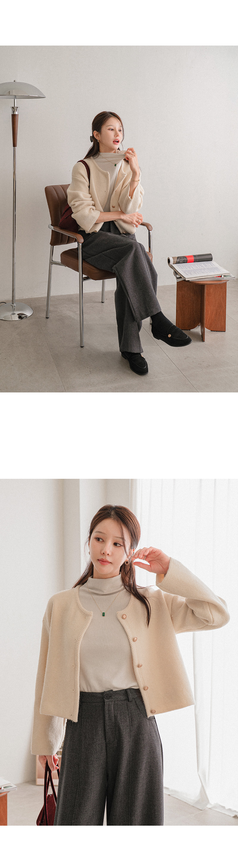 디파인 스판 폴라 티셔츠